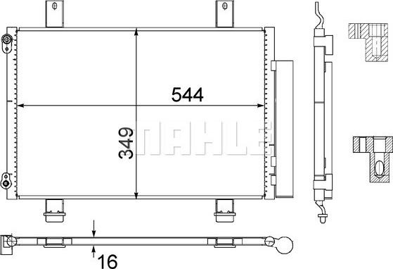 Wilmink Group WG2368961 - Kondenzator, klima-Uređaj www.molydon.hr