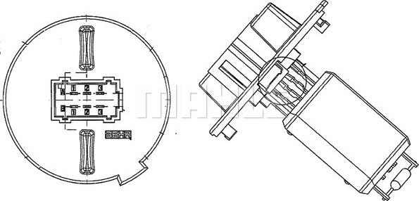 Wilmink Group WG2368535 - Otpornik, ventilator kabine/unutrasnjeg prostora www.molydon.hr