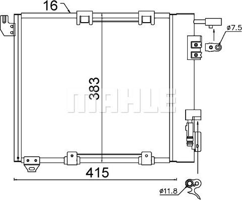 Wilmink Group WG2368845 - Kondenzator, klima-Uređaj www.molydon.hr