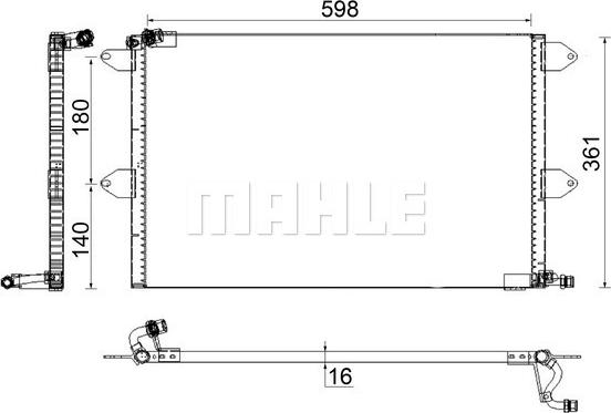 Wilmink Group WG2368701 - Kondenzator, klima-Uređaj www.molydon.hr