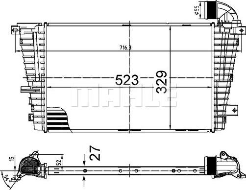 Wilmink Group WG2370937 - Intercooler, hladnjak www.molydon.hr