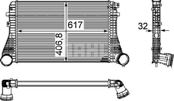 Wilmink Group WG2370614 - Intercooler, hladnjak www.molydon.hr