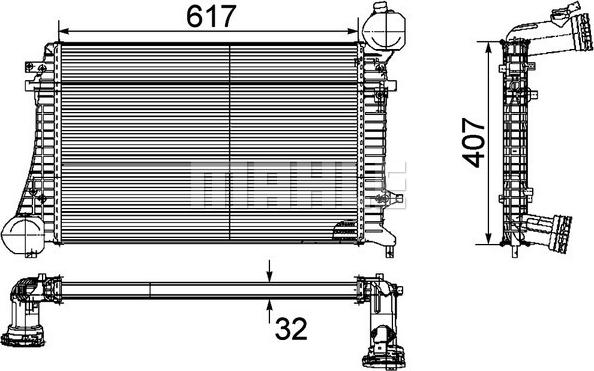 Wilmink Group WG2370615 - Intercooler, hladnjak www.molydon.hr