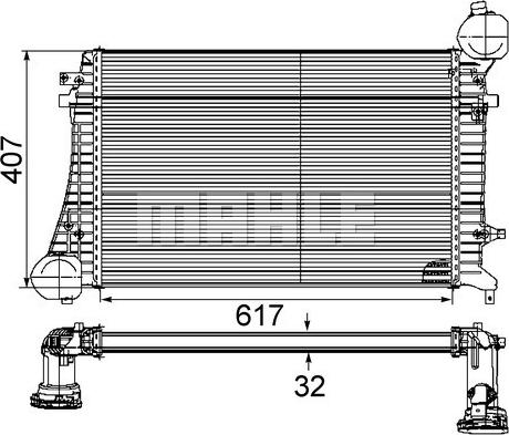 Wilmink Group WG2370616 - Intercooler, hladnjak www.molydon.hr