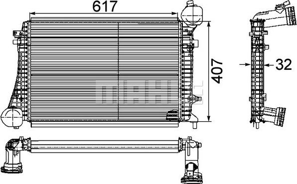 Wilmink Group WG2370618 - Intercooler, hladnjak www.molydon.hr