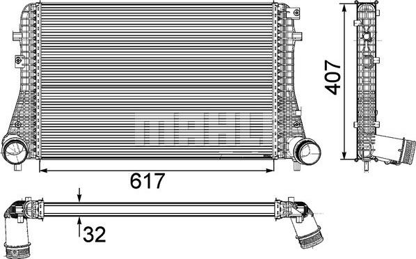 Wilmink Group WG2370671 - Intercooler, hladnjak www.molydon.hr