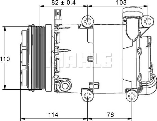 Wilmink Group WG2370159 - Kompresor, klima-Uređaj www.molydon.hr