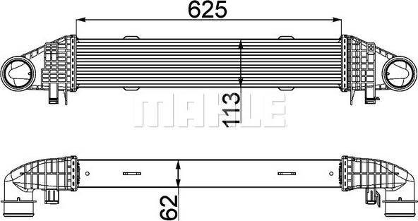 Wilmink Group WG2370803 - Intercooler, hladnjak www.molydon.hr