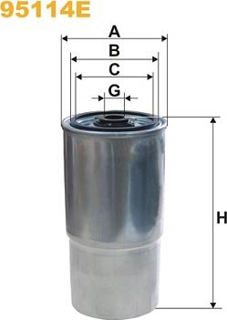 WIX Filters 95114E - Filter za gorivo www.molydon.hr