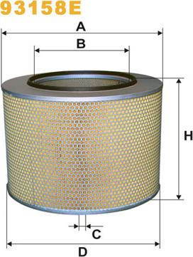 WIX Filters 93158E - Filter za zrak www.molydon.hr