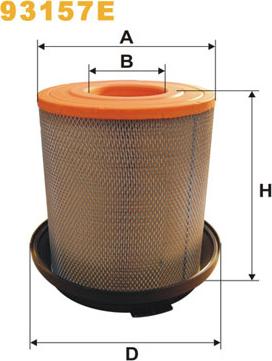 WIX Filters 93157E - Filter za zrak www.molydon.hr