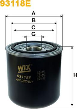 WIX Filters 93118E - Uložak susaca zraka, kompresor www.molydon.hr