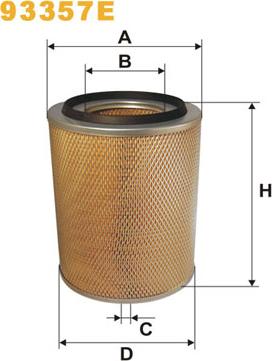 WIX Filters 93357E - Filter za zrak www.molydon.hr