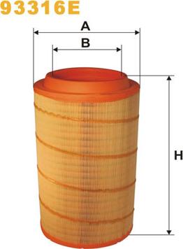 WIX Filters 93316E - Filter za zrak www.molydon.hr