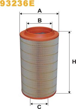 WIX Filters 93236E - Filter za zrak www.molydon.hr