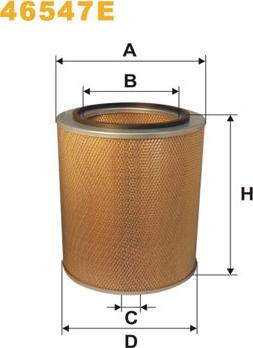 WIX Filters 46547E - Filter za zrak www.molydon.hr