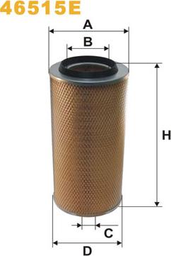 WIX Filters 46515E - Filter za zrak www.molydon.hr