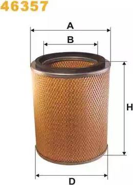 WIX Filters 46357 - Filter za zrak www.molydon.hr