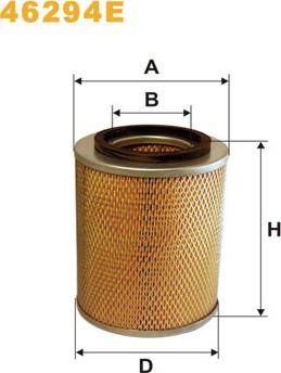 WIX Filters 46294E - Filter za zrak www.molydon.hr