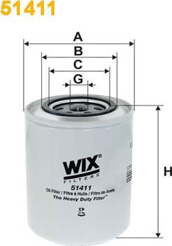 WIX Filters 51411 - Filter za ulje www.molydon.hr