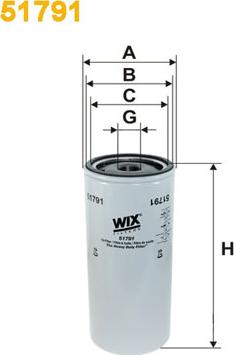 WIX Filters 51791 - Filter za ulje www.molydon.hr