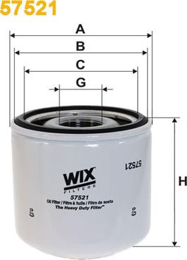 WIX Filters 57521 - Filter za ulje www.molydon.hr