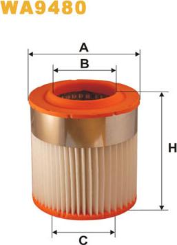 WIX Filters WA9480 - Filter za zrak www.molydon.hr