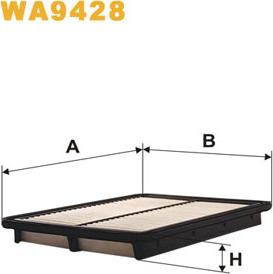 WIX Filters WA9428 - Filter za zrak www.molydon.hr