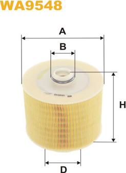 WIX Filters WA9548 - Filter za zrak www.molydon.hr