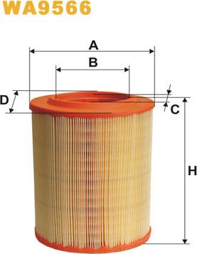 WIX Filters WA9566 - Filter za zrak www.molydon.hr