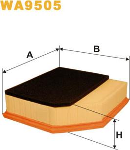 WIX Filters WA9505 - Filter za zrak www.molydon.hr