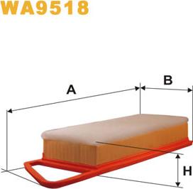 WIX Filters WA9518 - Filter za zrak www.molydon.hr