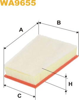 WIX Filters WA9655 - Filter za zrak www.molydon.hr