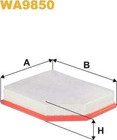 WIX Filters WA9850 - Filter za zrak www.molydon.hr