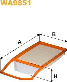 WIX Filters WA9851 - Filter za zrak www.molydon.hr