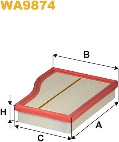 WIX Filters WA9874 - Filter za zrak www.molydon.hr