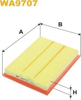 WIX Filters WA9707 - Filter za zrak www.molydon.hr