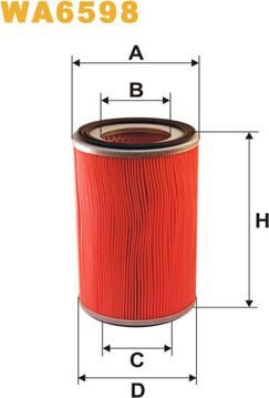 WIX Filters WA6598 - Filter za zrak www.molydon.hr