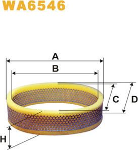 WIX Filters WA6546 - Filter za zrak www.molydon.hr