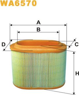 WIX Filters WA6570 - Filter za zrak www.molydon.hr