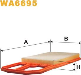 WIX Filters WA6695 - Filter za zrak www.molydon.hr