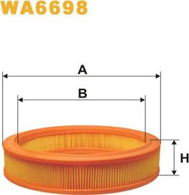 WIX Filters WA6698 - Filter za zrak www.molydon.hr