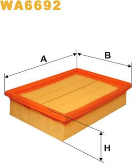 WIX Filters WA6692 - Filter za zrak www.molydon.hr