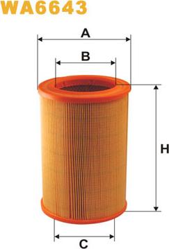 WIX Filters WA6643 - Filter za zrak www.molydon.hr