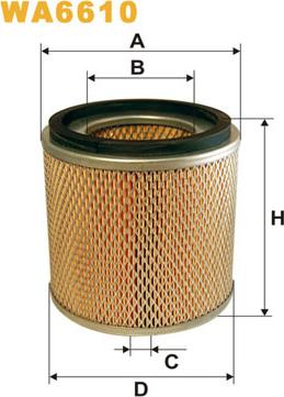 WIX Filters WA6610 - Filter za zrak www.molydon.hr