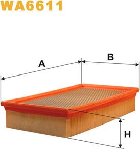 WIX Filters WA6611 - Filter za zrak www.molydon.hr