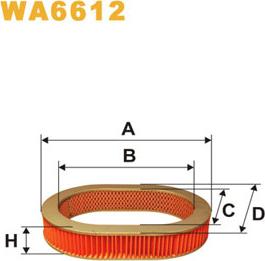 WIX Filters WA6612 - Filter za zrak www.molydon.hr