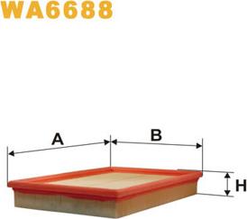 WIX Filters WA6688 - Filter za zrak www.molydon.hr