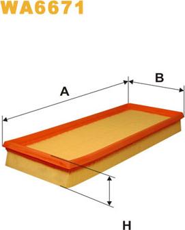 WIX Filters WA6671 - Filter za zrak www.molydon.hr