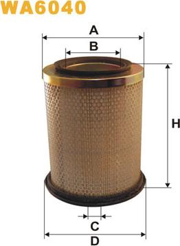 WIX Filters WA6040 - Filter za zrak www.molydon.hr